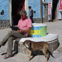 In the pedestrian zone of Chivay
